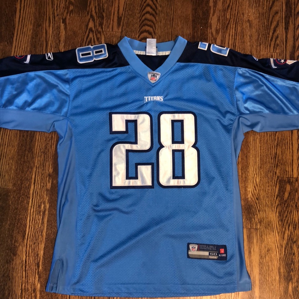 Chris Johnson Stitched Titans Jersey